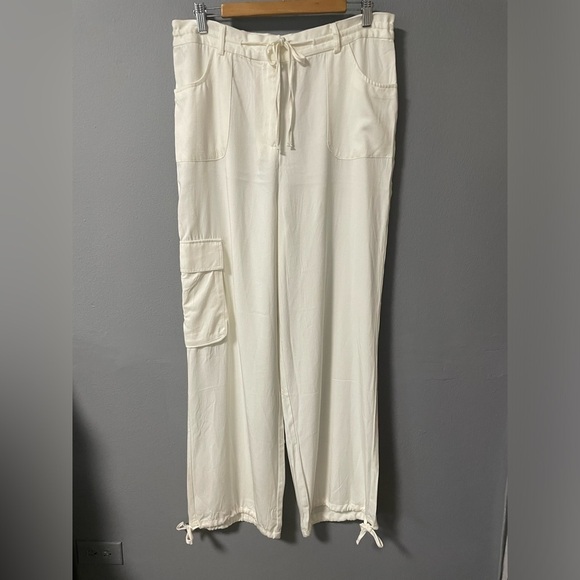NWT Sincerely Jules Convertible Wide Leg/Jogger Tencel Blend Pant. Size X-Large - Picture 2 of 11